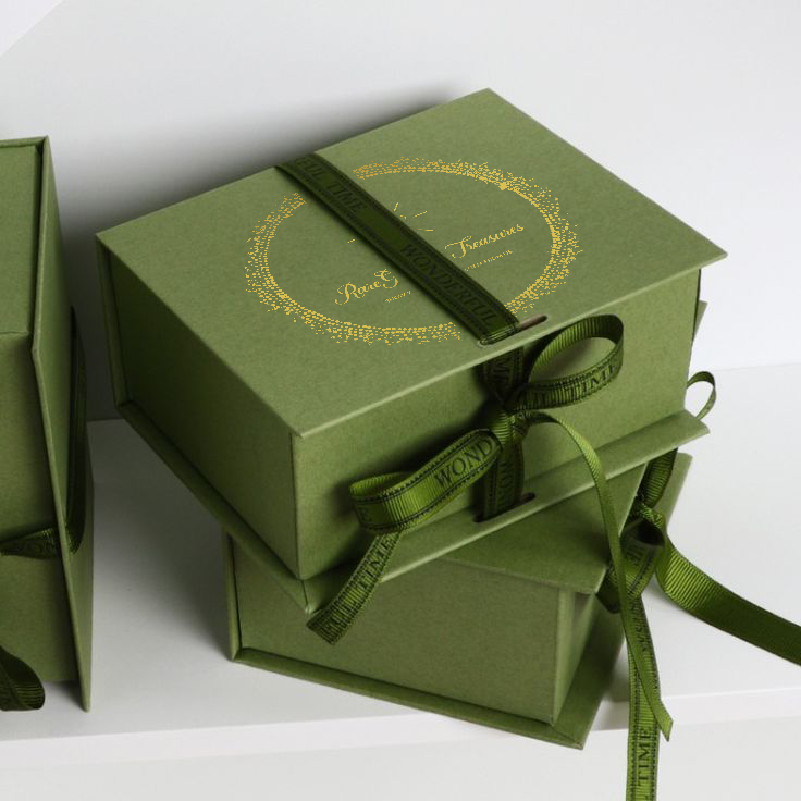 Curated ribbon-tied gift set presentation
